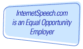 InternetSpeech.com is an Equal Opportunity Employer